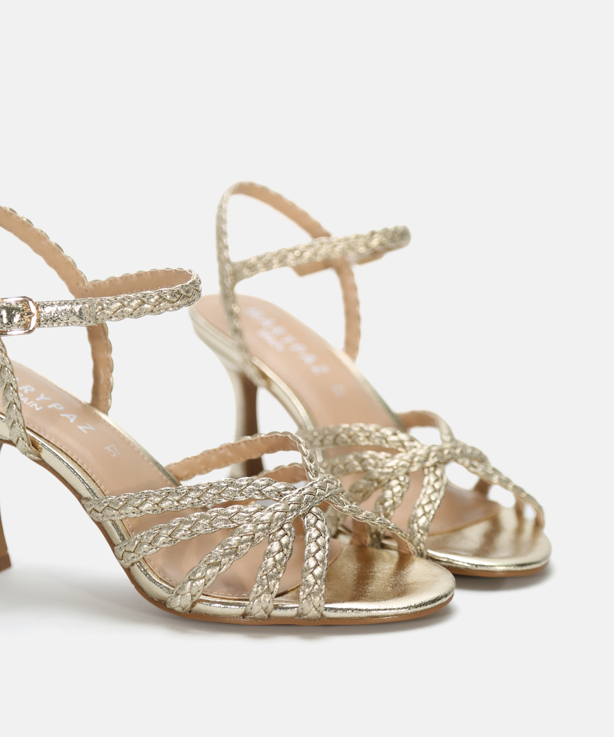 Sandalia tac&oacute;n trenzado image number null